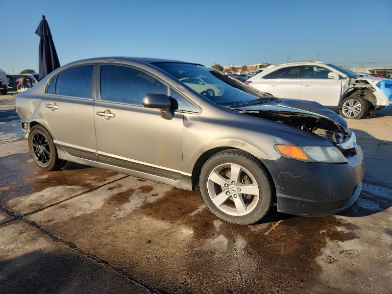 1HGFA16896L065111 - 2006 HONDA CIVIC EX GRAY photo 4