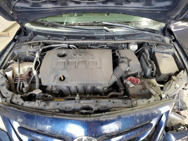 2T1BU4EE4BC648782 - 2011 TOYOTA COROLLA LE BASE BLUE photo 11