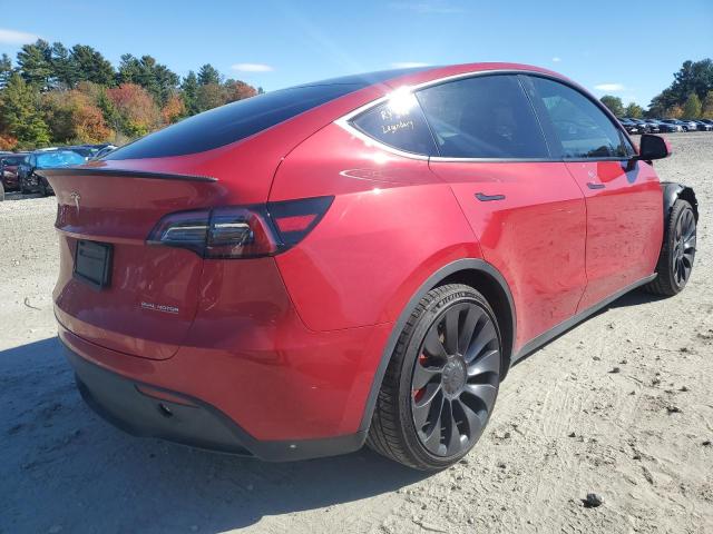 7SAYGDEF6PF616366 - 2023 TESLA MODEL Y RED photo 3