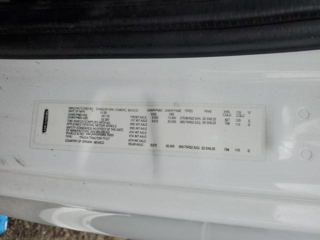 3AKJHHDR5MSLT6202 - 2021 FREIGHTLINER CASCADIA 1 WHITE photo 10