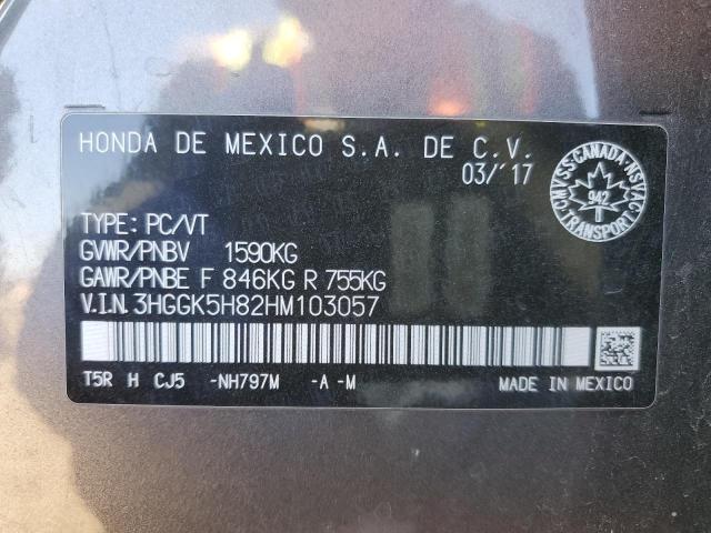 3HGGK5H82HM103057 - 2017 HONDA FIT EX 灰色 照片 12