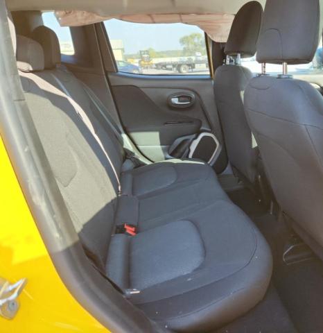 ZACCJBAB6HPG35980 - 2017 JEEP RENEGADE SPORT ყვითელი ფოტო 10