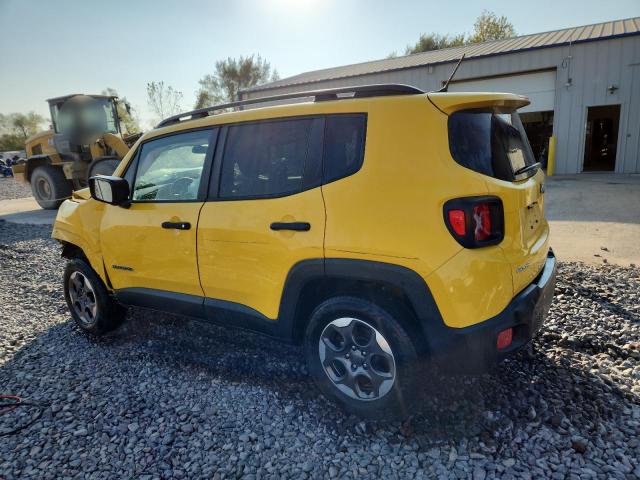 ZACCJBAB6HPG35980 - 2017 JEEP RENEGADE SPORT ყვითელი ფოტო 2
