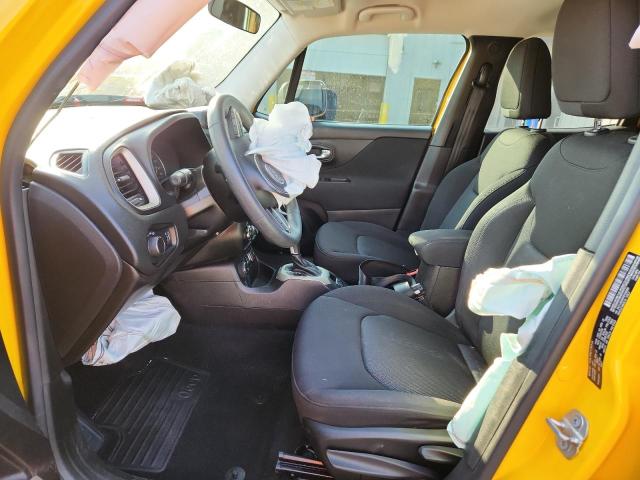 ZACCJBAB6HPG35980 - 2017 JEEP RENEGADE SPORT ყვითელი ფოტო 7