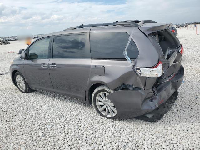 5TDYK3DCXBS019478 - 2011 TOYOTA SIENNA XLE Graphite photo 2