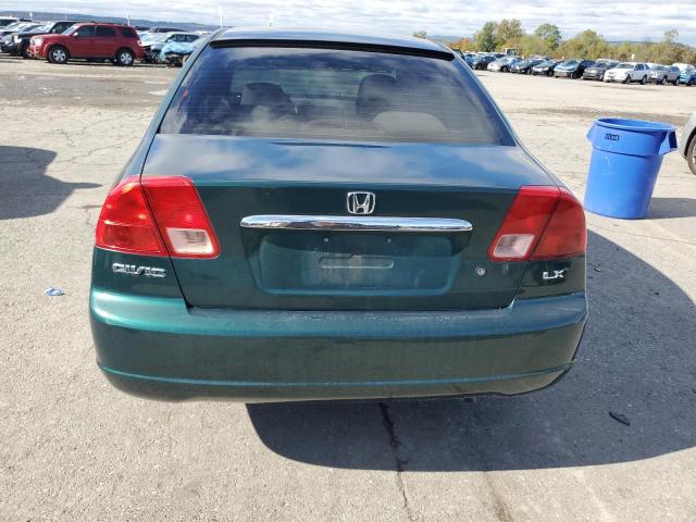 1HGES16552L072856 - 2002 HONDA CIVIC LX GREEN photo 6