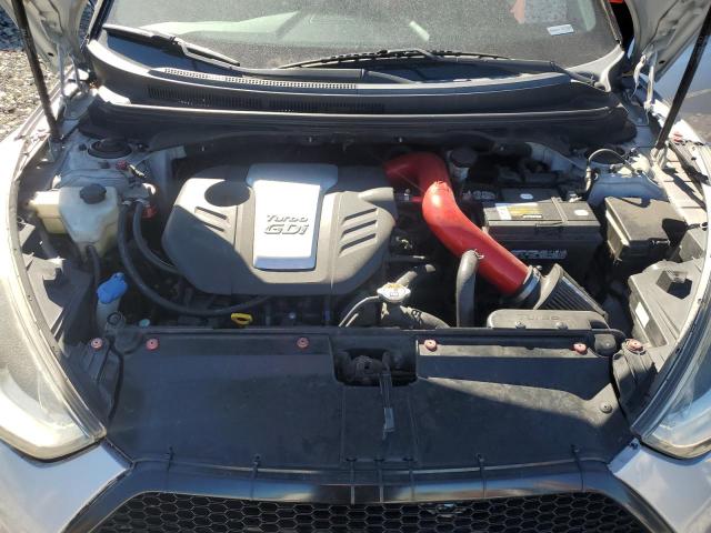 KMHTC6AE9DU153682 - 2013 HYUNDAI VELOSTER TURBO 银色 照片 11