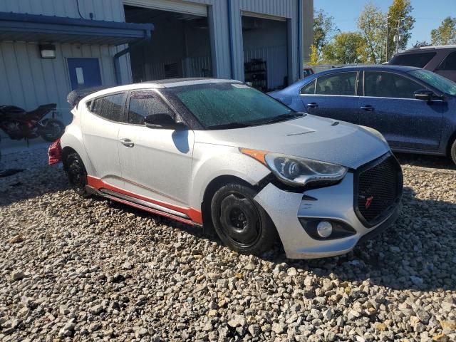 KMHTC6AE9DU153682 - 2013 HYUNDAI VELOSTER TURBO 银色 照片 4