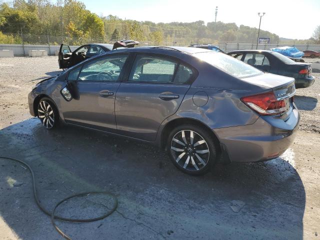 19XFB2F97FE053400 - 2015 HONDA CIVIC EXL Сұр фото 2