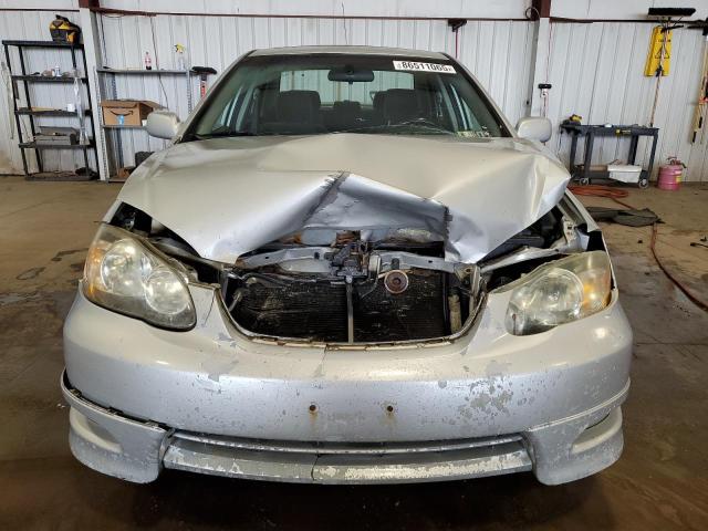 2T1BR32E75C394196 - 2005 TOYOTA COROLLA CE SILVER photo 5