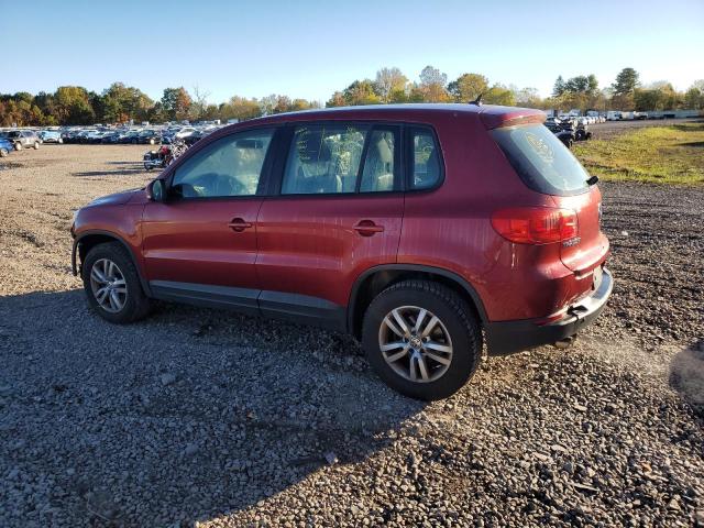WVGAV3AXXDW111947 - 2013 VOLKSWAGEN TIGUAN S RED photo 2
