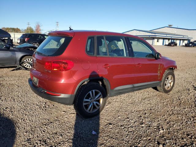 WVGAV3AXXDW111947 - 2013 VOLKSWAGEN TIGUAN S RED photo 3