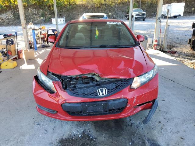 2HGFG3B57DH509554 - 2013 HONDA CIVIC LX RED photo 5
