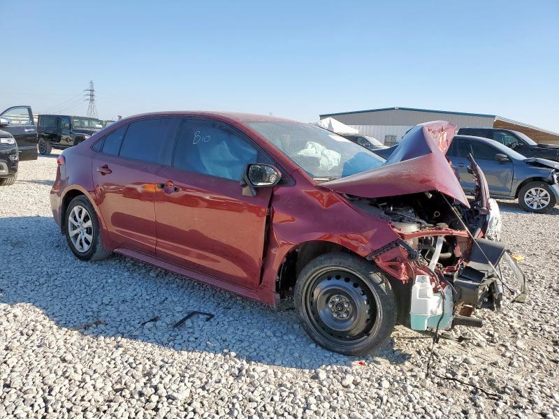 5YFEPMAE4NP319062 - 2022 TOYOTA COROLLA LE 红色 照片 4