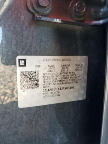 1G1ZB5ST3JF205499 - 2018 CHEVROLET MALIBU LS Boz foto 12