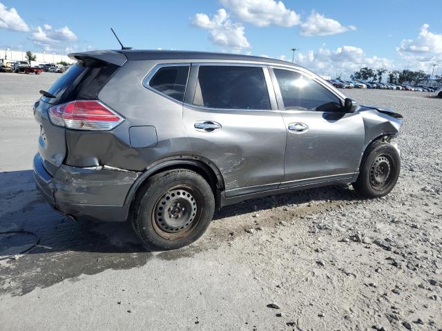 KNMAT2MV4FP567745 - 2015 NISSAN ROGUE S GRAY photo 3