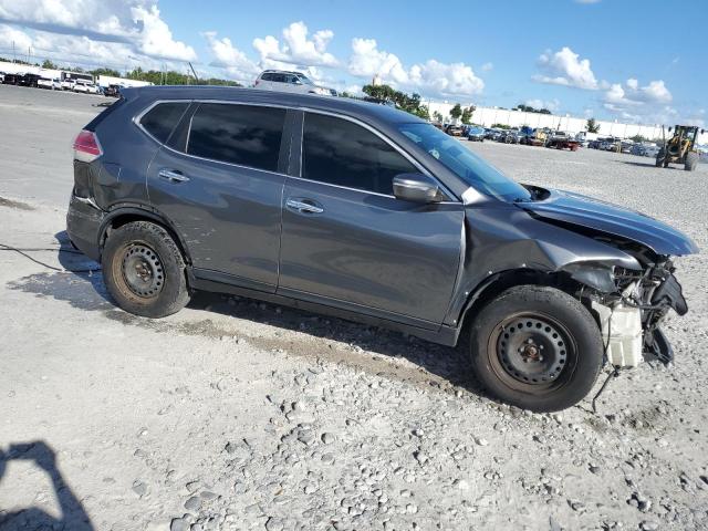 KNMAT2MV4FP567745 - 2015 NISSAN ROGUE S GRAY photo 4