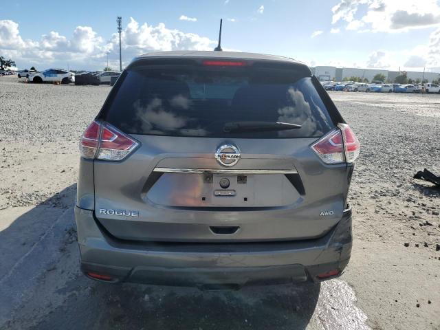 KNMAT2MV4FP567745 - 2015 NISSAN ROGUE S GRAY photo 6