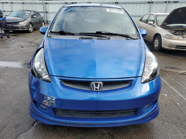 JHMGD386X7S020525 - 2007 HONDA FIT S 蓝色 照片 5