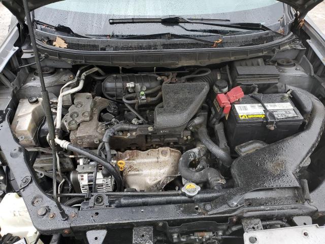 JN8AS5MV6AW100124 - 2010 NISSAN ROGUE S ნაცრისფერი ფოტო 12