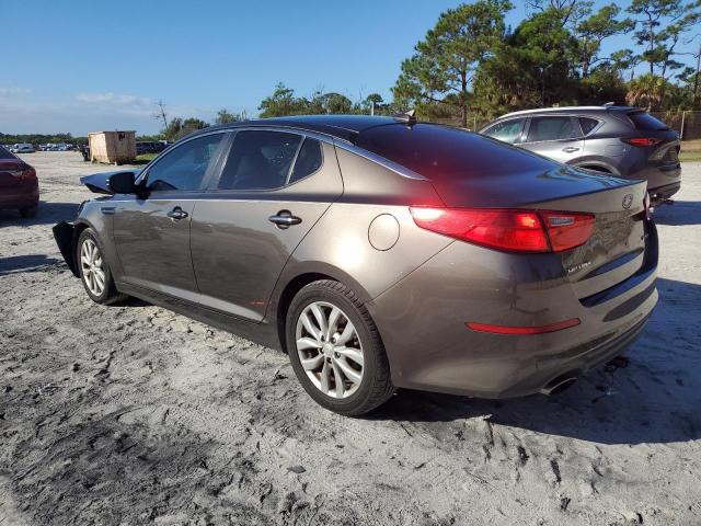 5XXGN4A71EG318587 - 2014 KIA OPTIMA EX GRAY photo 2