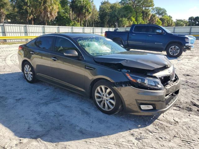 5XXGN4A71EG318587 - 2014 KIA OPTIMA EX GRAY photo 4