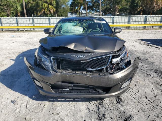 5XXGN4A71EG318587 - 2014 KIA OPTIMA EX GRAY photo 5