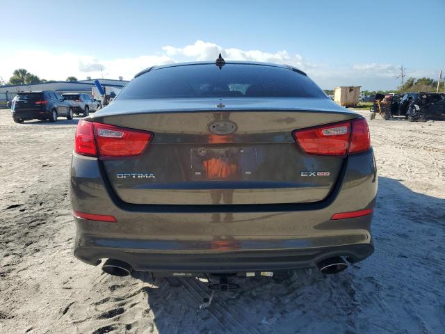 5XXGN4A71EG318587 - 2014 KIA OPTIMA EX GRAY photo 6