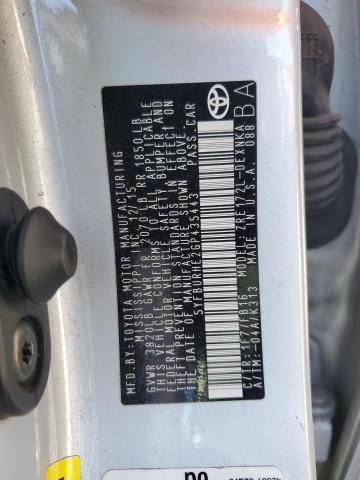 5YFBURHE2GP435443 - 2016 TOYOTA COROLLA L SILVER photo 12