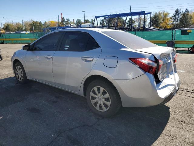 5YFBURHE2GP435443 - 2016 TOYOTA COROLLA L SILVER photo 2