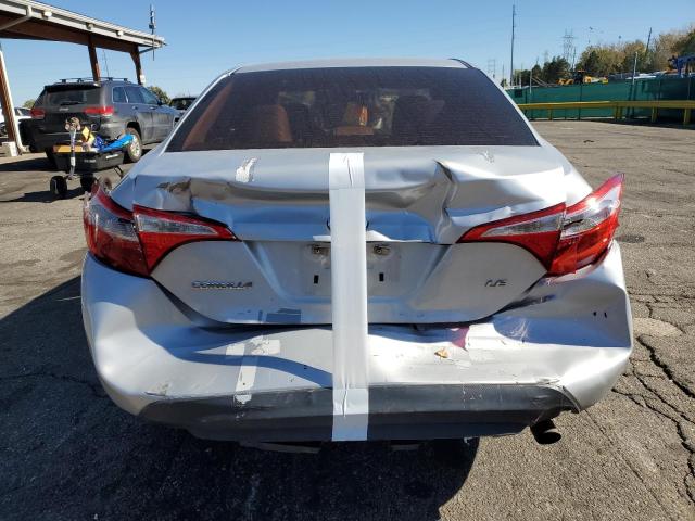 5YFBURHE2GP435443 - 2016 TOYOTA COROLLA L SILVER photo 6