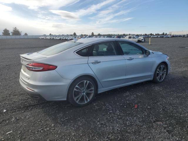 3FA6P0D95KR222105 - 2019 FORD FUSION TITANIUM ვერცხლისფერი ფოტო 3