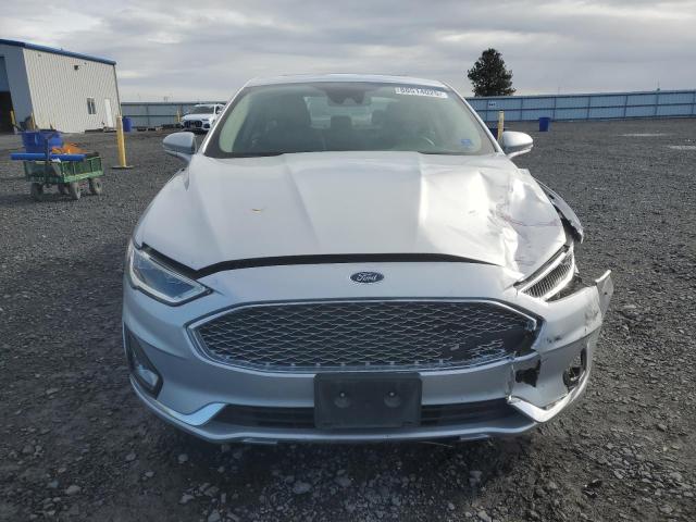 3FA6P0D95KR222105 - 2019 FORD FUSION TITANIUM ვერცხლისფერი ფოტო 5