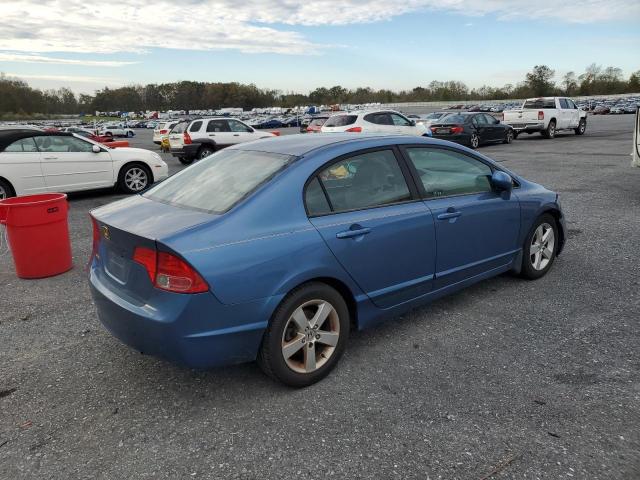 1HGFA16806L004570 - 2006 HONDA CIVIC EX BLUE photo 3