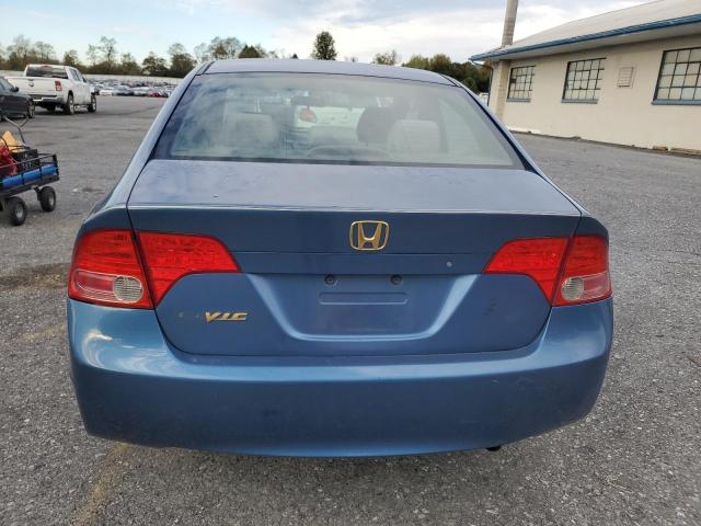 1HGFA16806L004570 - 2006 HONDA CIVIC EX BLUE photo 6