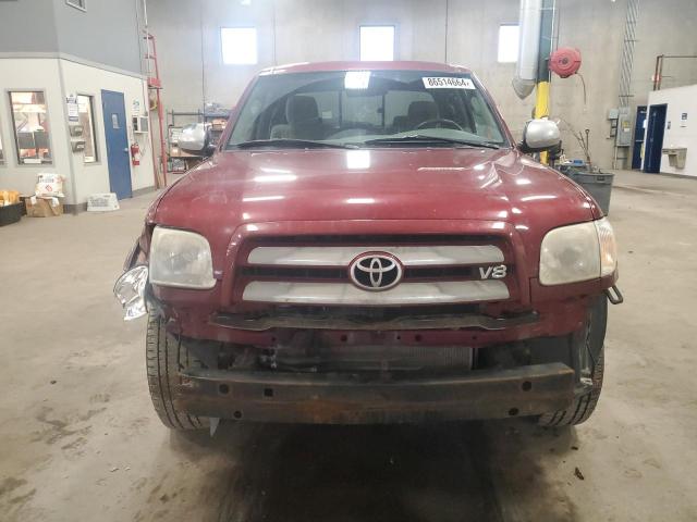5TBBT44156S481453 - 2006 TOYOTA TUNDRA ACCESS CAB SR5 BURGUNDY photo 5