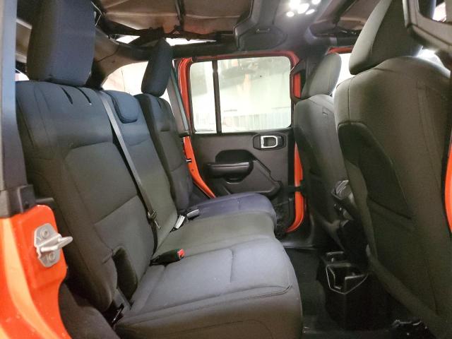 1C4HJXDG0LW288202 - 2020 JEEP WRANGLER U SPORT Naranja foto 10