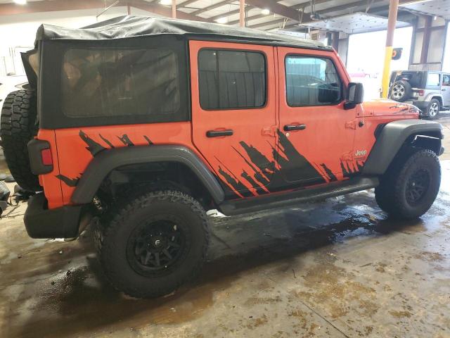 1C4HJXDG0LW288202 - 2020 JEEP WRANGLER U SPORT Naranja foto 3