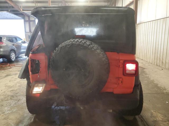 1C4HJXDG0LW288202 - 2020 JEEP WRANGLER U SPORT Naranja foto 6