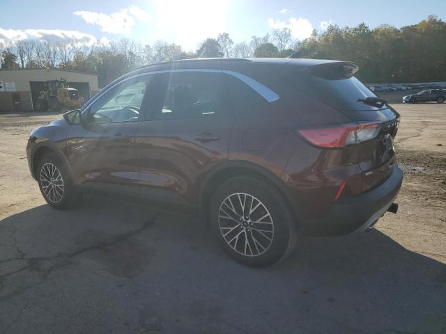 1FMCU0KZ7MUA60283 - 2021 FORD ESCAPE SEL MAROON photo 2