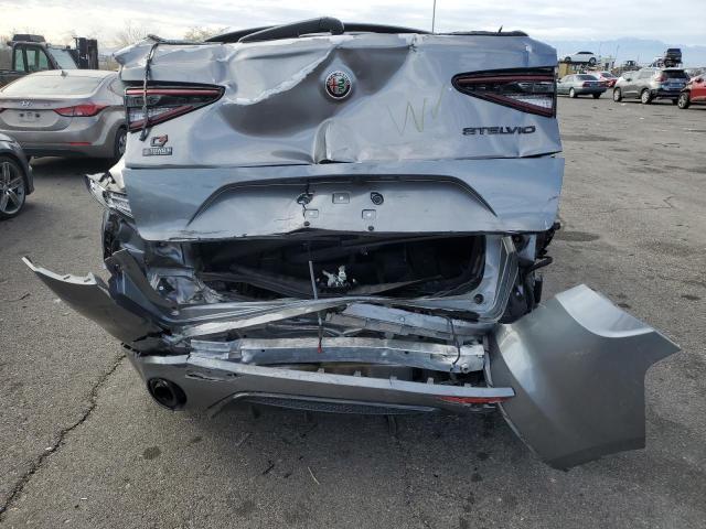 ZASPAKBN9M7D13617 - 2021 ALFA ROMEO STELVIO TI GRAY photo 6