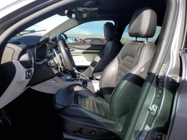 ZASPAKBN9M7D13617 - 2021 ALFA ROMEO STELVIO TI GRAY photo 7
