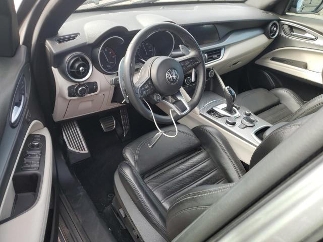 ZASPAKBN9M7D13617 - 2021 ALFA ROMEO STELVIO TI GRAY photo 8