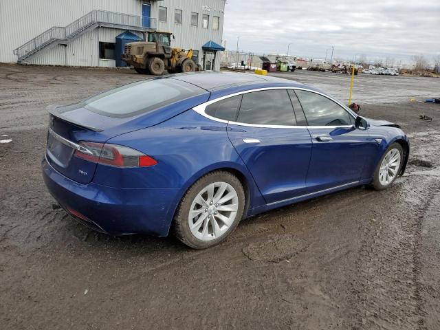 5YJSA1E21GF151382 - 2016 TESLA MODEL S BLUE photo 3