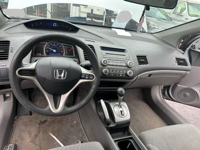 2HGFG1B60AH522493 - 2010 HONDA CIVIC LX SILVER photo 9