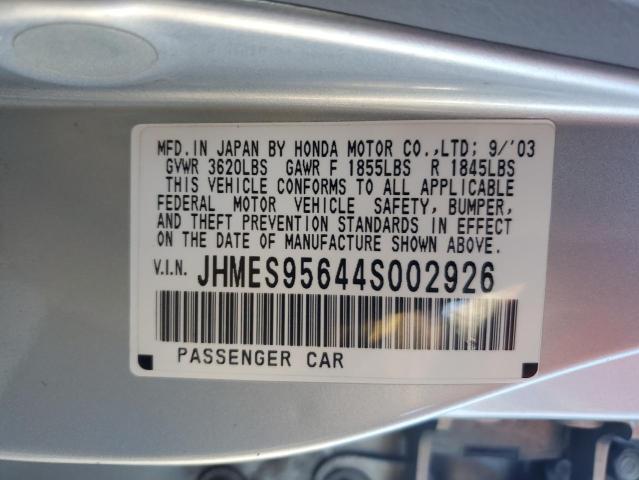 JHMES95644S002926 - 2004 HONDA CIVIC HYBRID 蓝色 照片 13