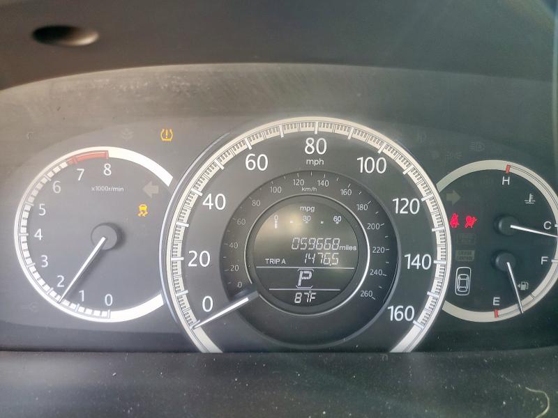 1HGCR2F32DA013169 - 2013 HONDA ACCORD LX Marron photo 9