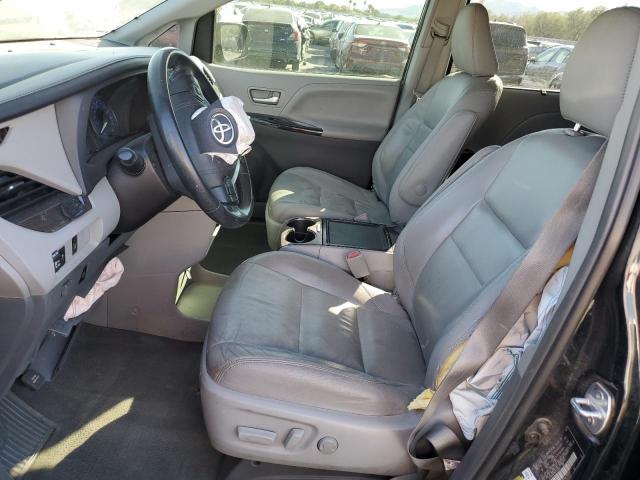 5TDYK3DC8GS723282 - 2016 TOYOTA SIENNA XLE BLACK photo 12