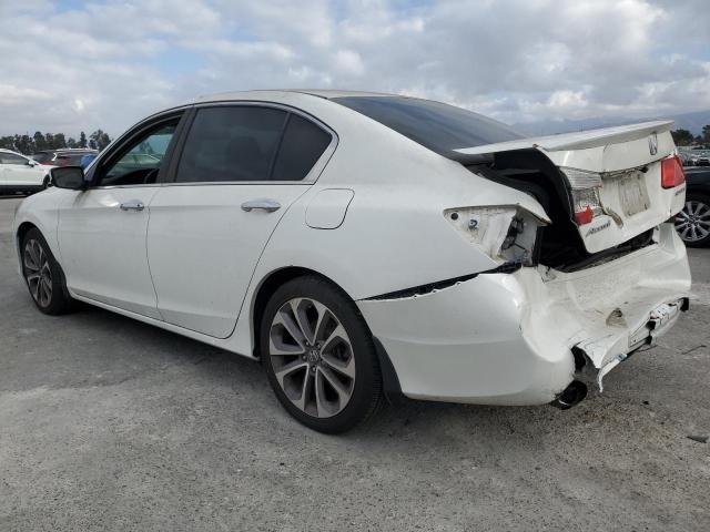 1HGCR2F50DA111814 - 2013 HONDA ACCORD SPORT WHITE photo 2
