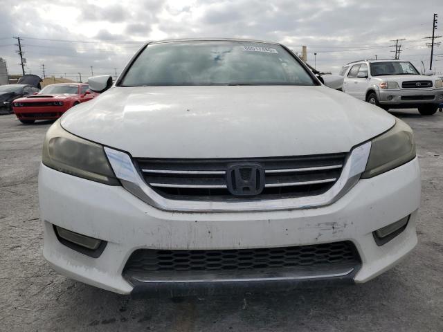 1HGCR2F50DA111814 - 2013 HONDA ACCORD SPORT WHITE photo 5